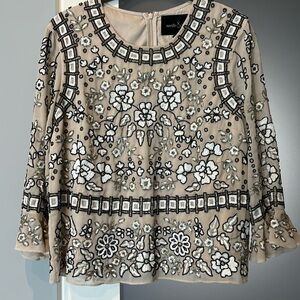 Needle & Thread beaded top